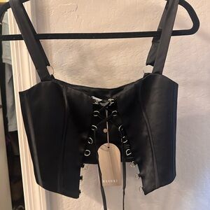 Meshki Satin Corset top
